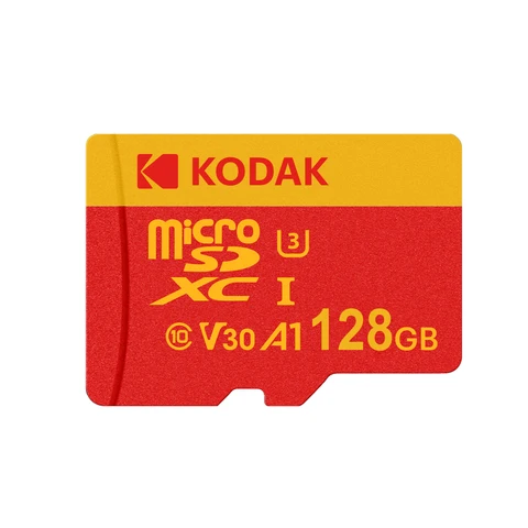 Карта памяти KODAK 64G Micro SD карта памяти U3 32GB MicroSDHC 64GB A1128GB 256GB MicroSDXC MicroSD C10 A1 TF флеш-карты для телефона