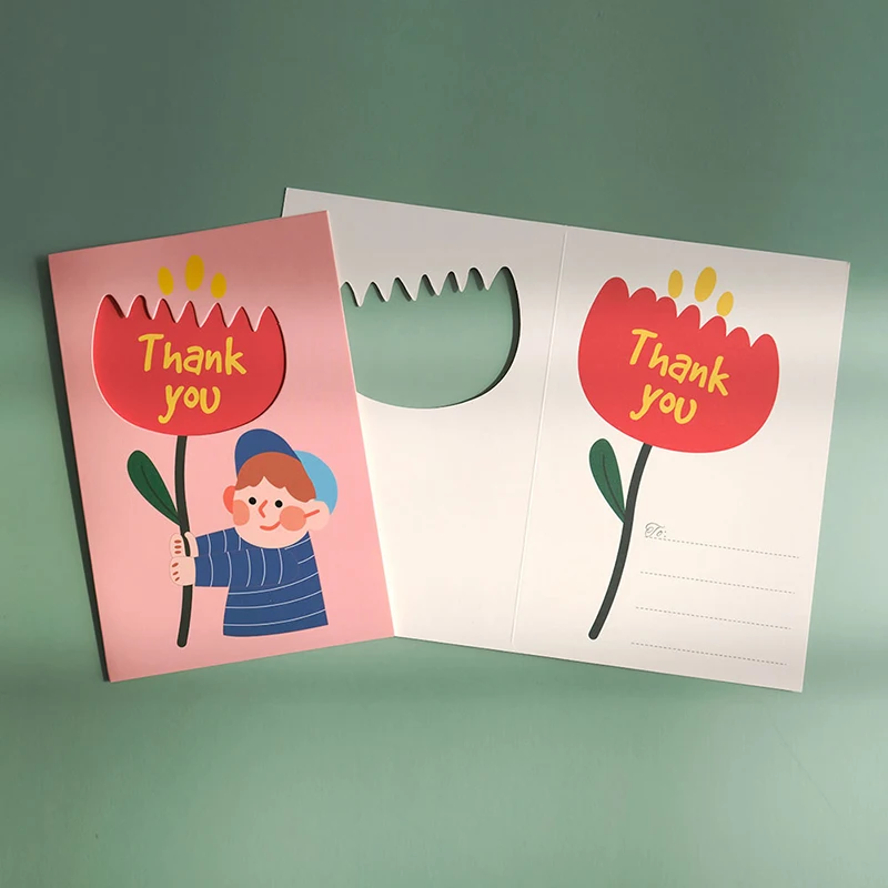 

Custom Printing Greeting Business Thank You Folding Cards With Logo Wholesale