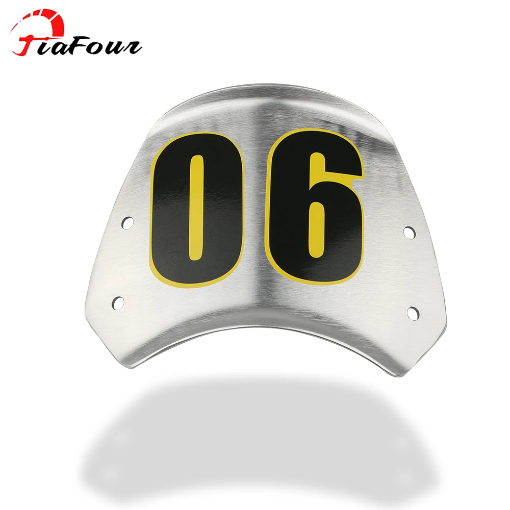 

CNC Aluminum Motorcycle Windshield Windscreen Wind Deflectors Fit For V7 III V7 Classic StornelloTrofeo V7 Stone Special Custom