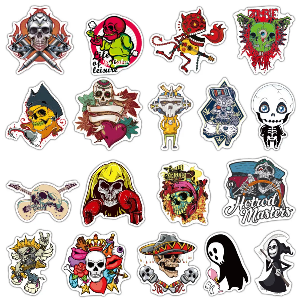 103050pcs horror movie graffiti stickers diy car skateboard motorcycle laptop travel luggage waterproof cool decal kid sticker free global shipping