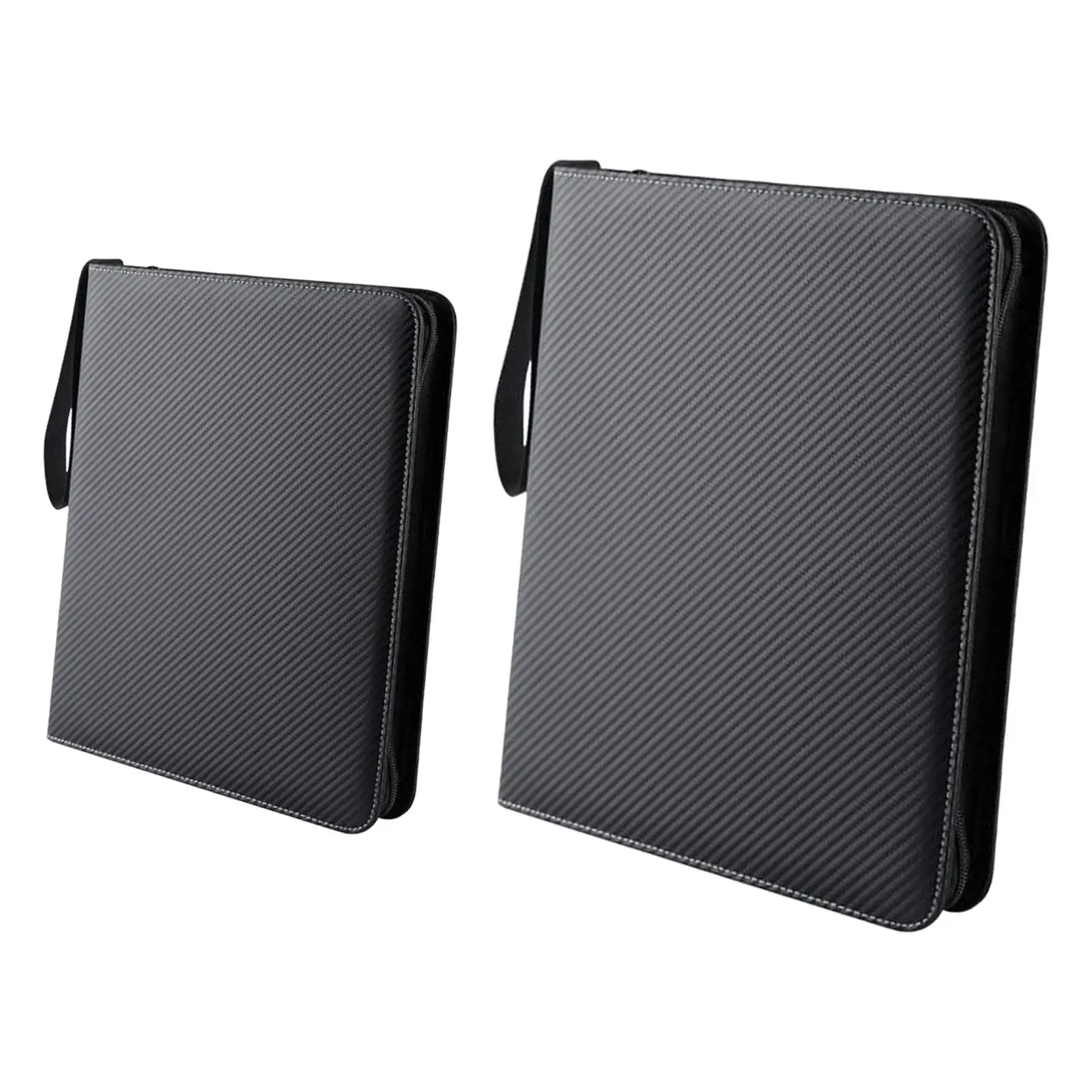 

Metal Zipper Trading Holder Waterproof Storage Case Accessories Double Sided Use