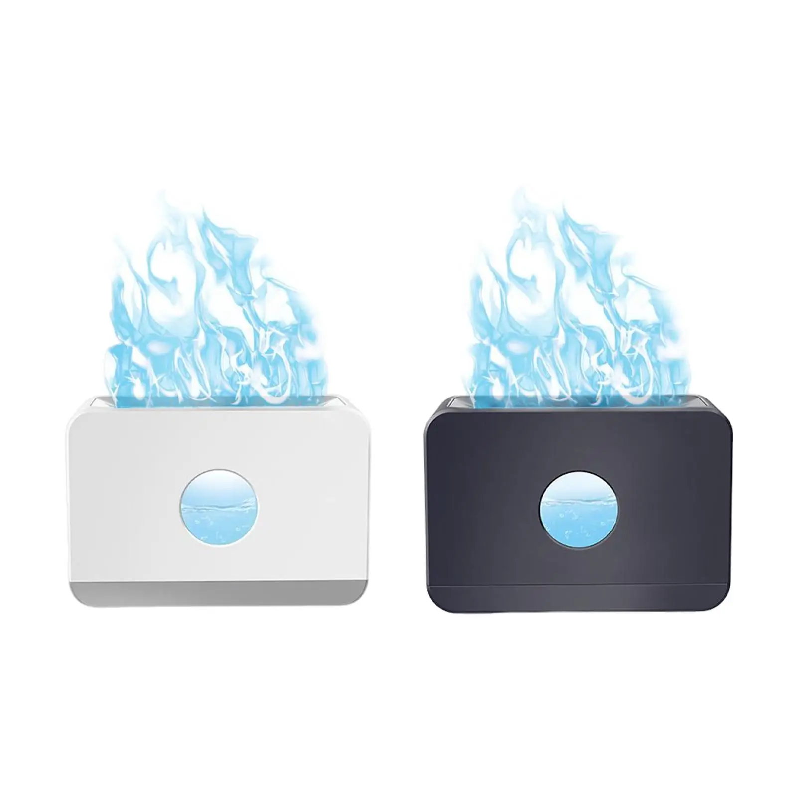 

USB Cool Mist Humidifier Quiet with Flame 220ml 3 Speeds USB Essential Oil Diffuser for Office Desktop Dorm Bedroom Home