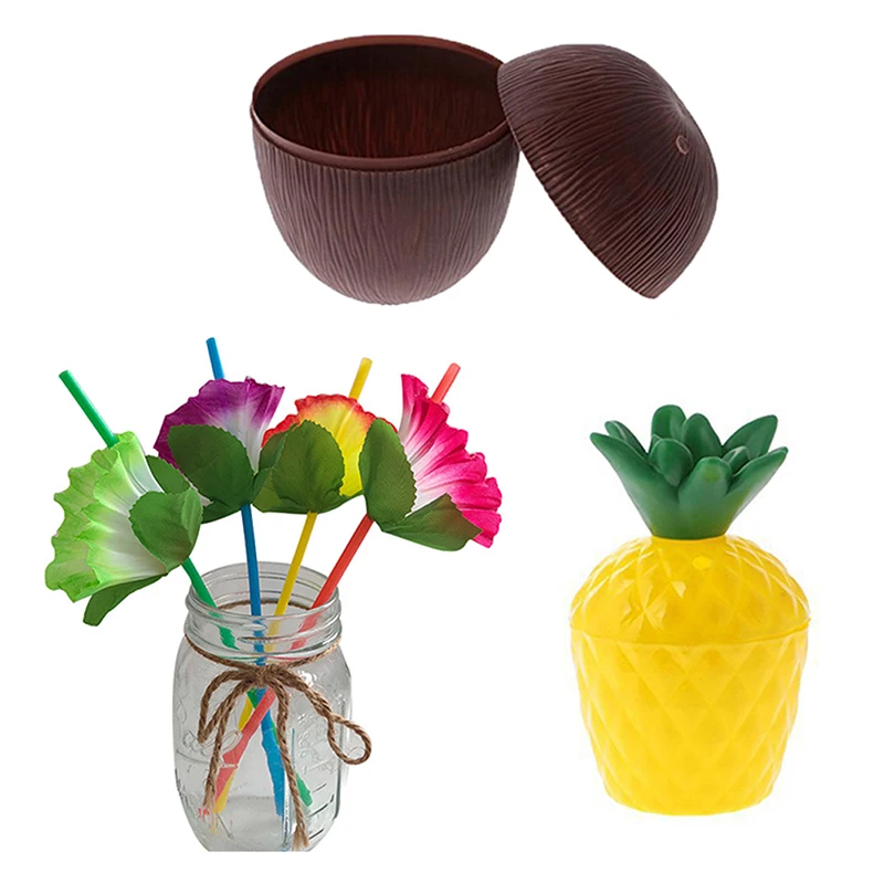 

Гавайская фотография, ананас, Кокосовая кружка, летняя фотография, фотография