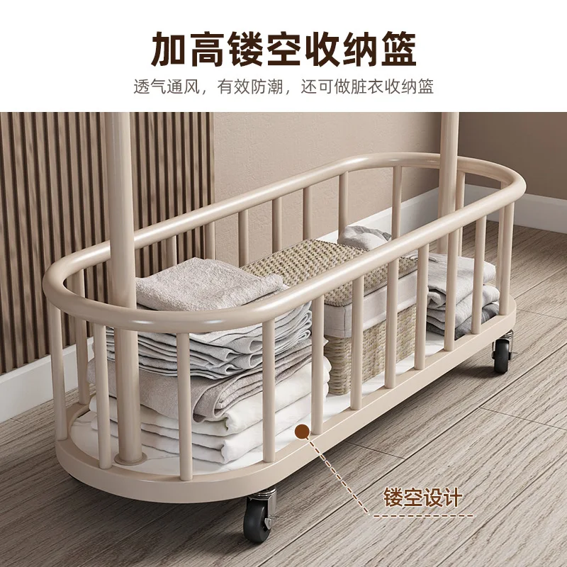 Вешалка для одежды вешалка напольная спальни можно перемещать с колесами