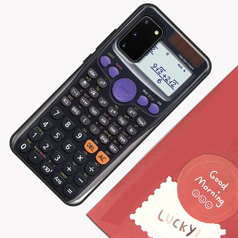 Retro Calculator Cover Case For Samsung Galaxy S20 S21 Plus Note 20 Ultra S8 S9 S10 FE Full Coque | Мобильные телефоны и