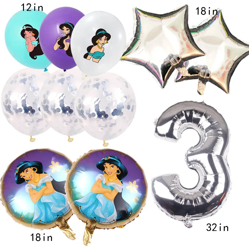 Disney Принцесса Жасмин латексный шар украшение на день рождения детский душ Добро