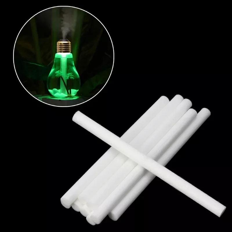 

10Pcs 7mmx138mm Humidifiers Filters Cotton Swab for Humidifier Aroma Diffuser
