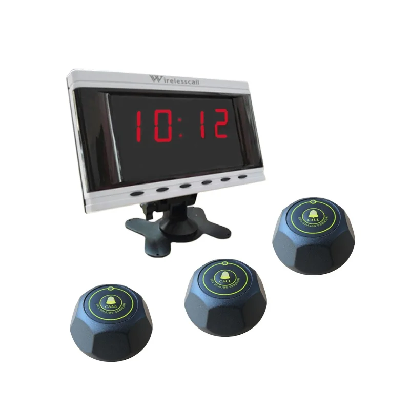

Customized queue calling system digital wireless restaurant table call system