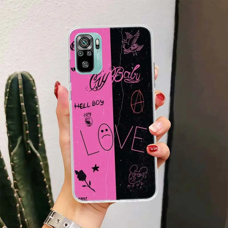 Фото Lil Peep для Xiaomi Redmi 10 10A 10C 9 9A 9C 9T чехол для телефона 8 8A 7 7A 6 6A S2 K20 K30 K40 Pro Prime чехол №3