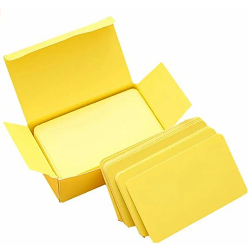 

100pcs/ Message Paper Blank Card DIY Graffiti Word Cards Gift Greeting Cards Birthday Gift Card with envelop Thickening white