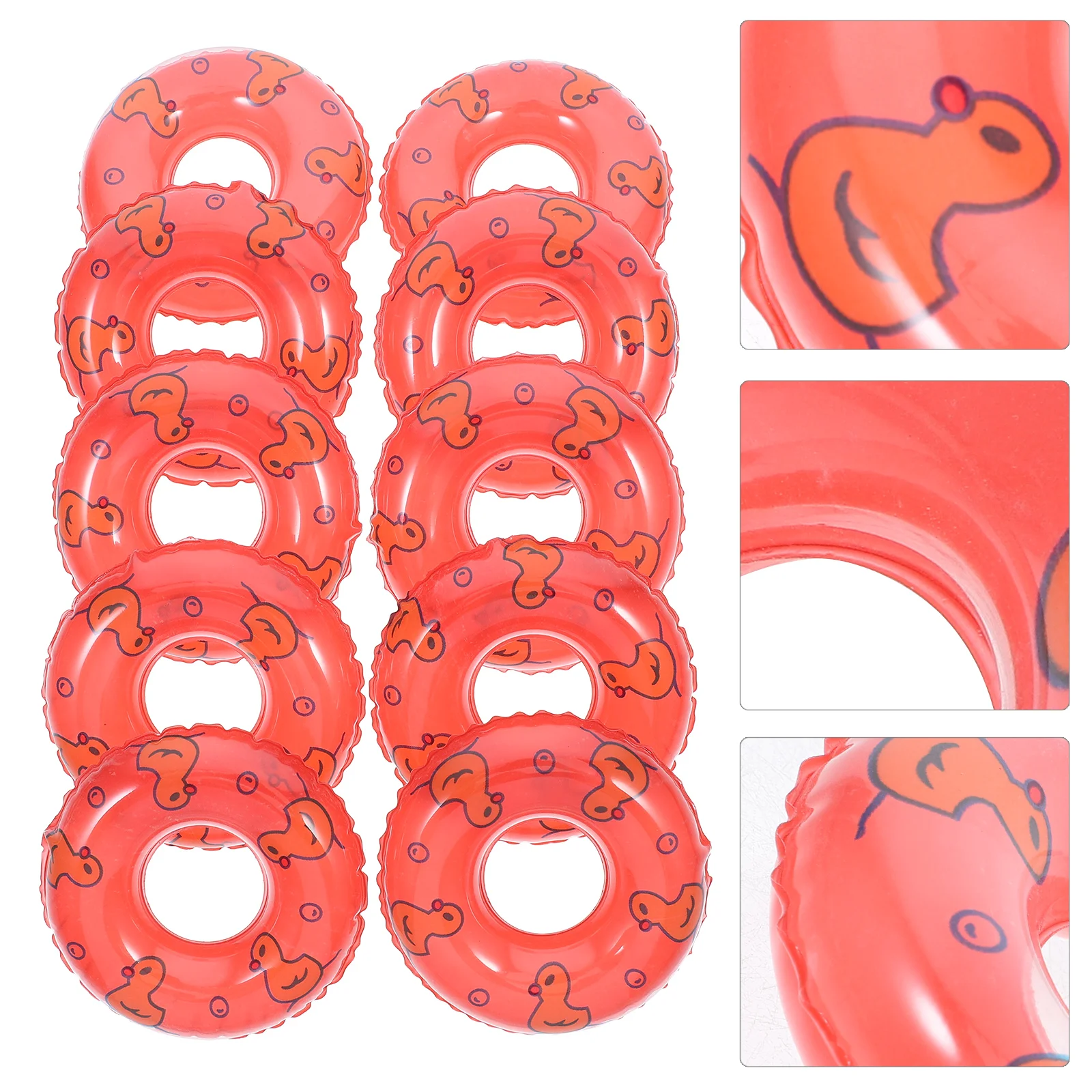 10 шт. украшение для вечеринки миниатюрное кольцо плавания модель декоративные