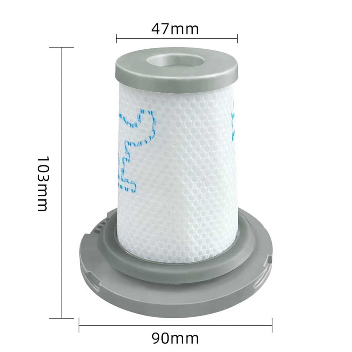 Для беспроводного пылесоса X-Force Flex 8 60 X-Pert 6 моющийся фильтр ZR 009006 Запасная часть B