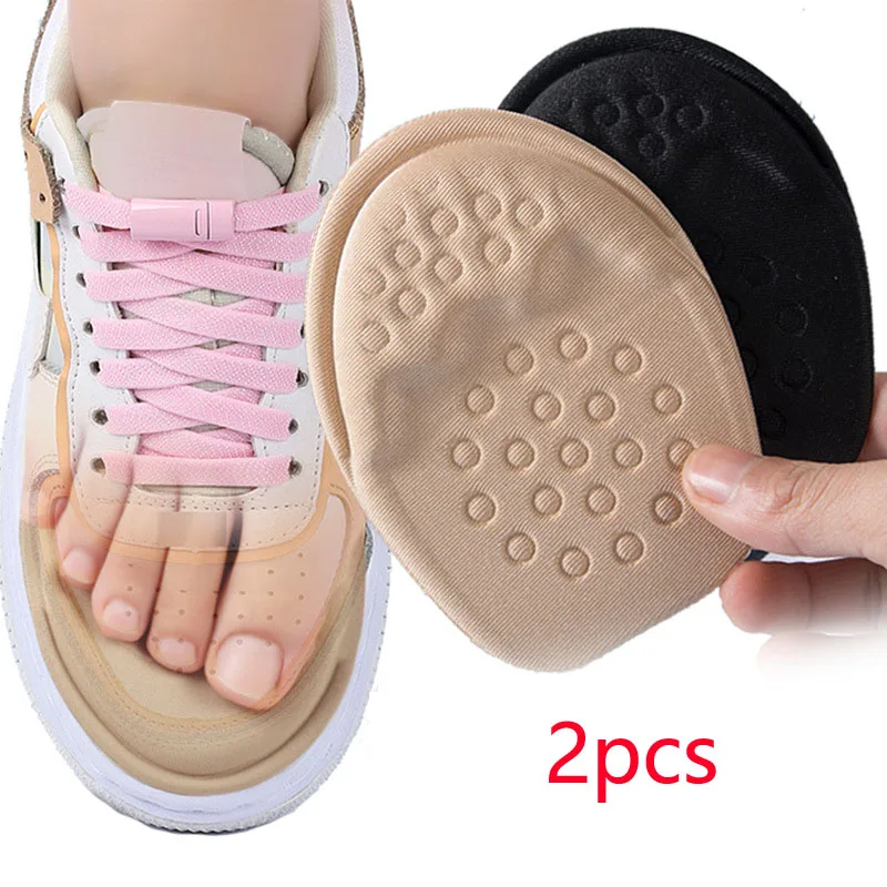 

1 Pair Women Men Pain Relief Forefoot Insert Half Insoles Non-slip Sole Shoe Cushion Reduce Size Filler Padded Front Foot Pads