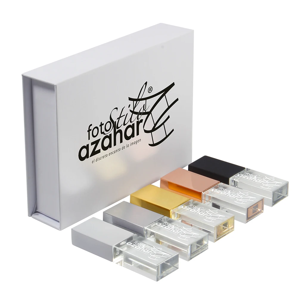 Usb Flash Drive 128gb Wedding Gift Pen Drives 64gb Free Logo Memory Stick 32gb 16gb 8gb 4gb U Disk Crystal