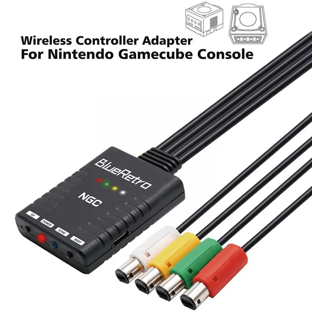 

Беспроводные игровые контроллеры BlueRetro для консоли Nintendo, адаптер для PS3 PS4 PS5 8bitdo Switch Pro wii Контроллеры Y7G7