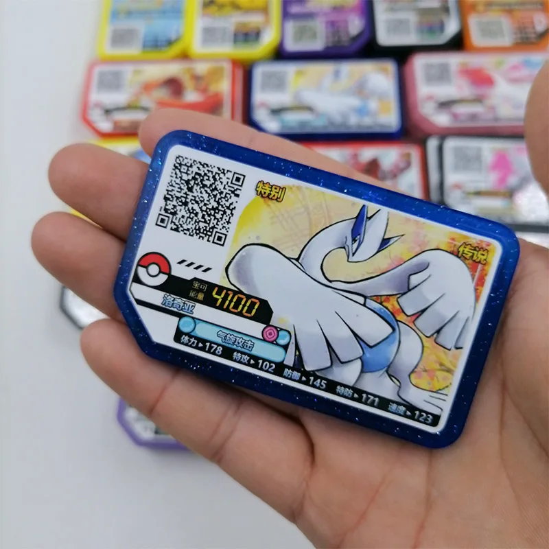 TAKARA TOMY Pokemon Ga ole диски аркадная игра QR P Карта Акция специальный диск Легенда Zygarde