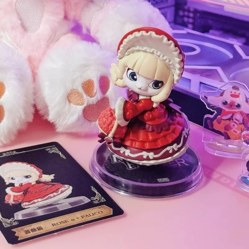 Фото Коллекционная фигурка Popmart Monster Hunter Felyne Blind Box Ruiner Palico: Модная игрушка, кавайная аниме-коллекция, коробки-сюрпризы №5