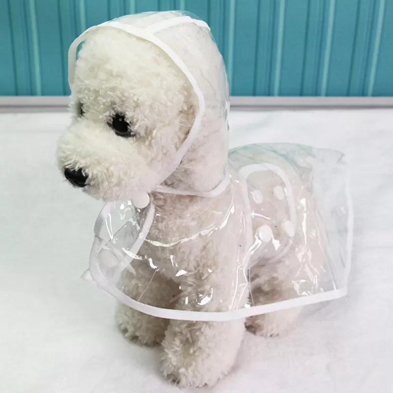 

Transparent Raincoats XS-XL Dog Raincoat Spring Summer Rain Coats Dog Light Clothes Pet Accessories Puppy Rain