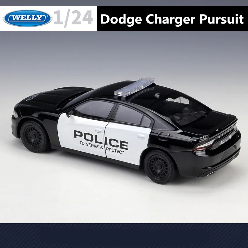 Модель автомобиля WELLY 1:24 2016 Dodge Charger из сплава