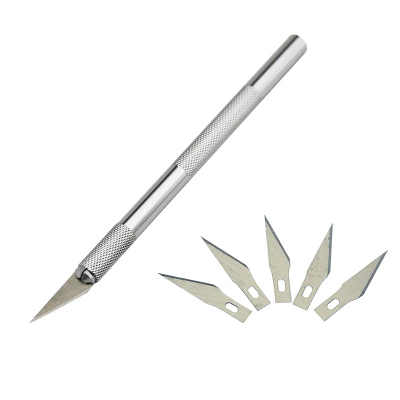 

30° Art Utility Knife With Paper Cutter Pen Knives Handicraft Tool Stationery Blade Set Paper Cutter Pen Handicraft Carving Tool