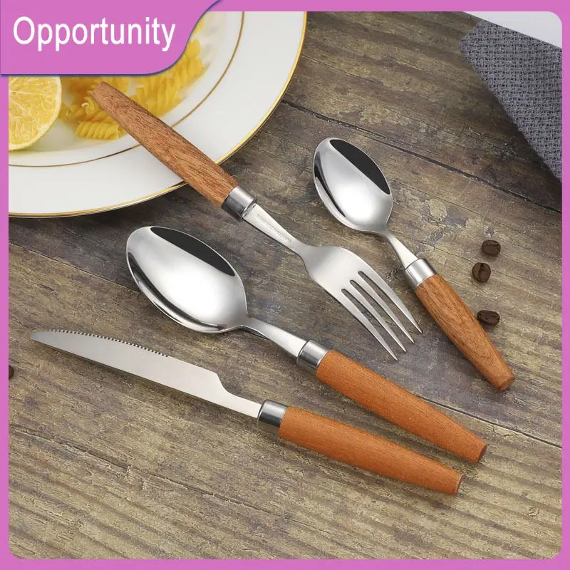 

304 Stainless Steel Knife Fork Spoon Tableware Dinnerware Kitchen Flatware Silverware Luxury Cutlery Tools Kitchen Accessories