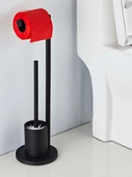floor toilet brush stainless steel bathroom stand toilet paper holder roll paper holder paper towel holder bathroom hardware