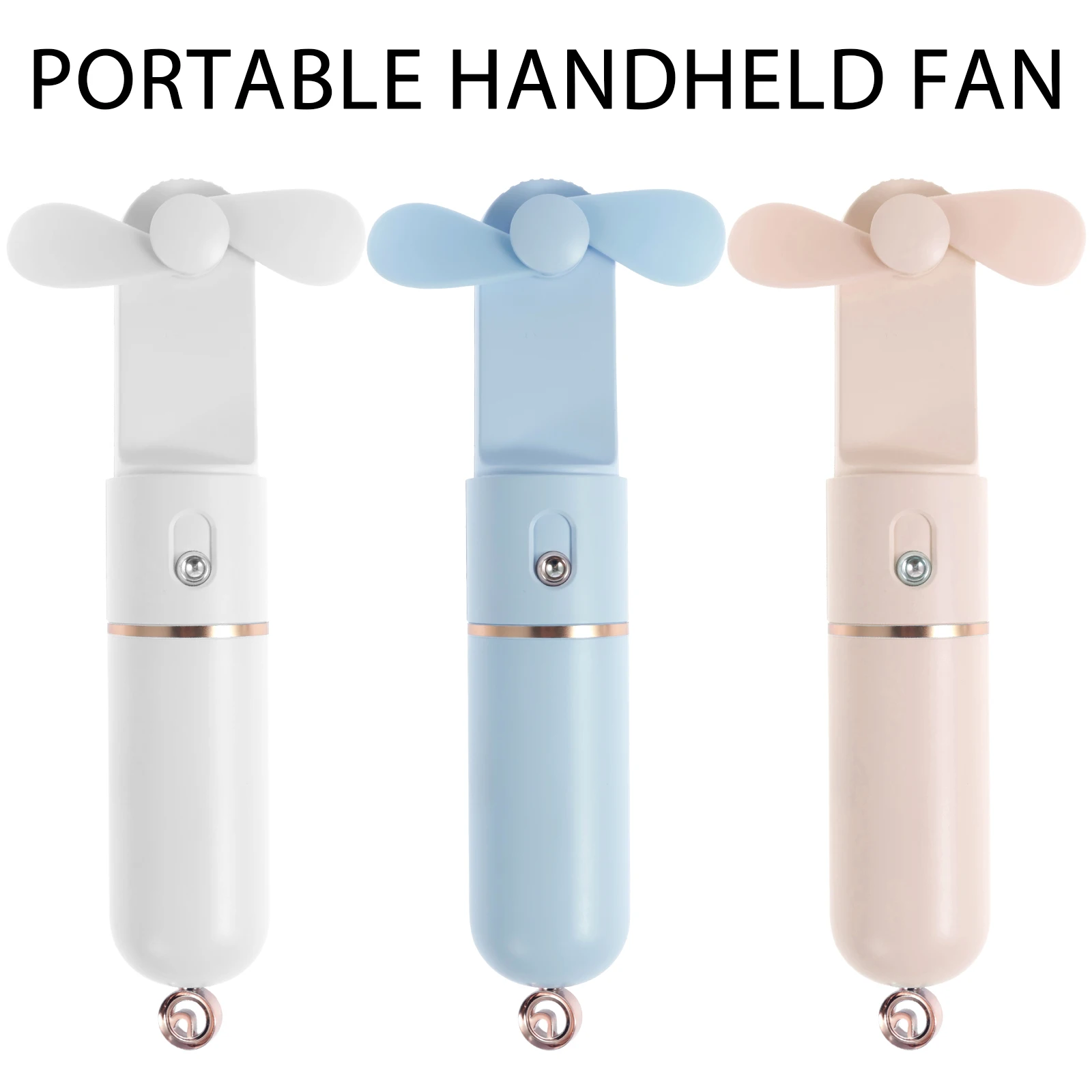 

Portable Handheld Fan Foldable Pocket Hand Fan Rechargeable USB Handheld Fan 3 Speeds Mini Hand Fan Low Noise Handheld Personal