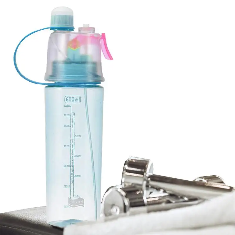 

Water Bottles With Mister Mist Water Bottle With Handle Misting Sports Bottle With Unique Mist Lock Design For Gym Running