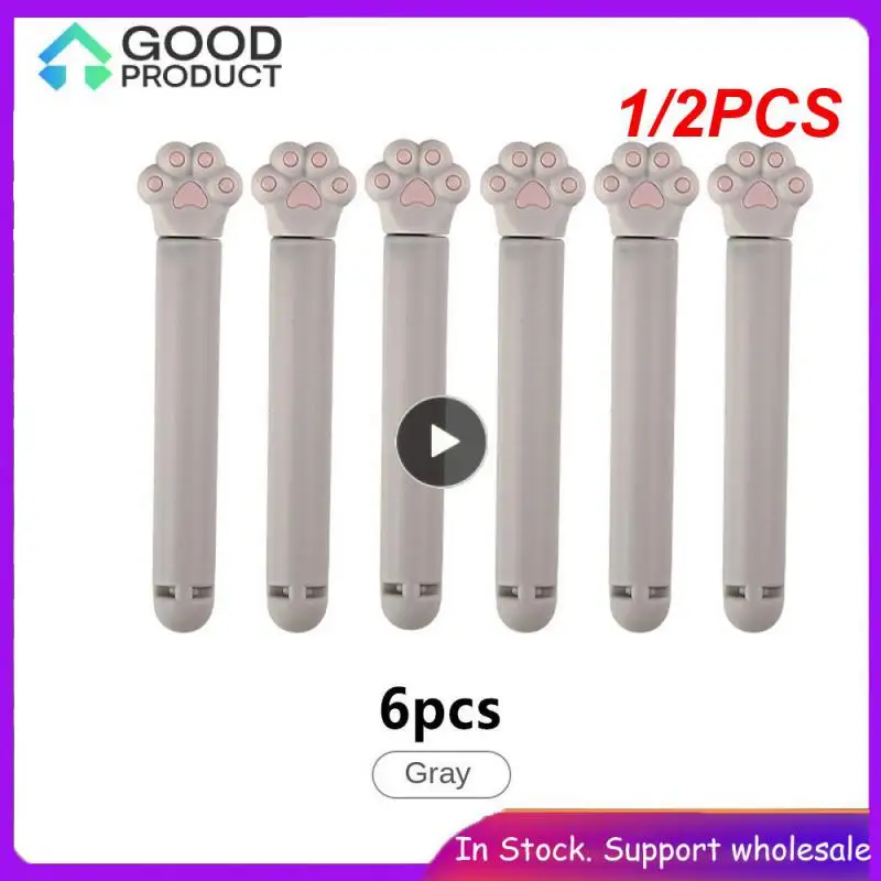 

1/2 шт., зажимы для мешков в форме кошачьей лапы