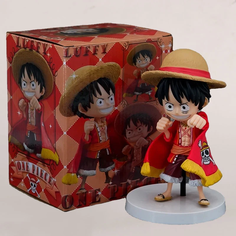 

Anime One Piece Figurine Ros Luffy PVC Statue Action Figure Monkey D Luffy Classic Smiley Model Toy For Kids Christmas Gift