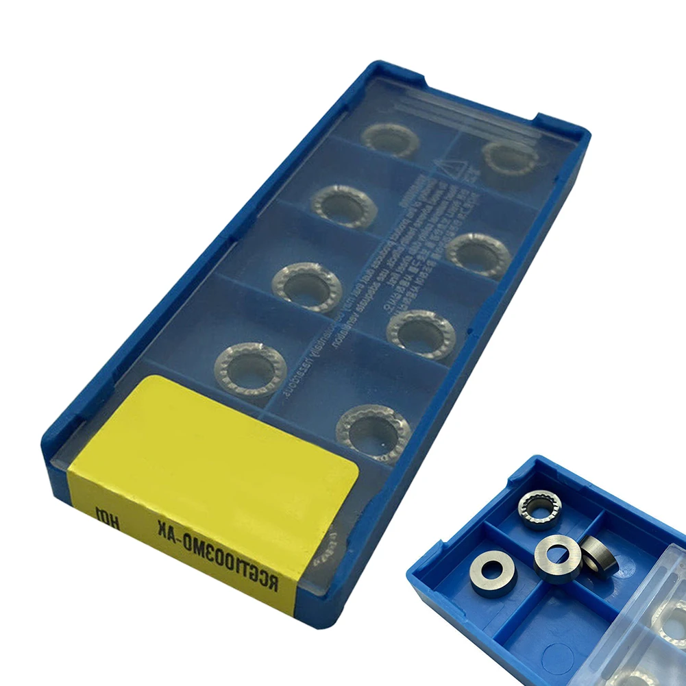 

Tool Insert 10pcs/Set For Aluminum H01 Insert Blade Manual Inspection Milling Precision Grinding RCGT1003MO-AK