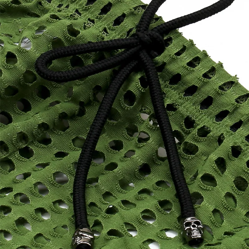 Men Mesh Underwear Sexy Boxers Gay Underpants Sleep Bottoms Low Waist Breathable See Through Penis Pouch Male Panties Shorts