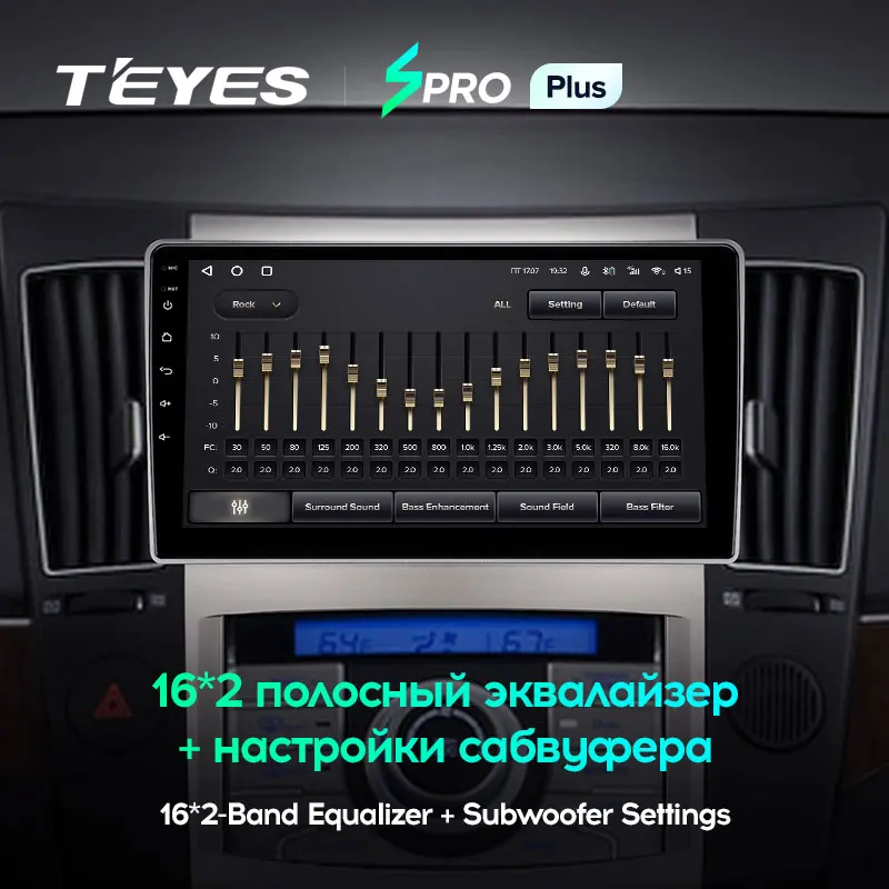 TEYES SPRO Plus Штатная магнитола For Хендай Веракруз 1 Ай Икс 55 EN Hyundai Veracruz ix55 2006 - 2015 Android 10