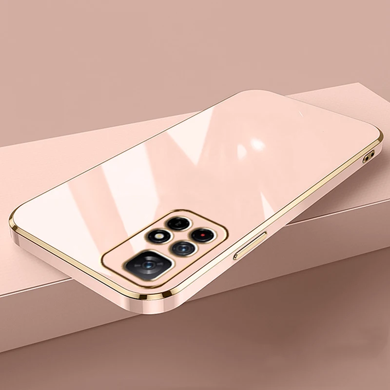 Glossy Bling Soft Back Cover For Xiaomi Redmi Note 9S 10S 11S 10T 9 10 11 Pro 9AT 9C 10A Poco X3 NFC M3 M4 X4 Pro Case Protector