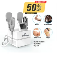 emslim 4 handles body slimming treatment muscles stimulate machine emtrf emslim muscle building fat removal weight loss machine
