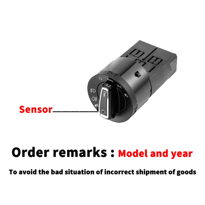

Автоматический датчик переключателя фар для VW Beetle Passat B5 B7 Transporter T5 Tiguan jetta MK6 Golf 4 6, аксессуары, автоматическая головка