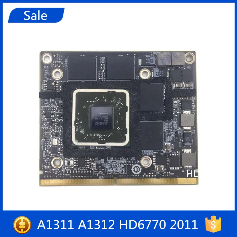 

Sale A1311 A1312 HD6770 2011 Year 512MB For iMac 21.5 27" HD 6770 6770m Vga Video Graphics Card 109-C29557-00 661-5945 661-5967