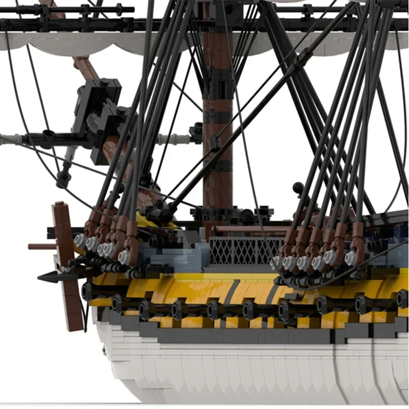 Конструктор Moc военная модель испанский фрегат технология Hermonia модульные блоки