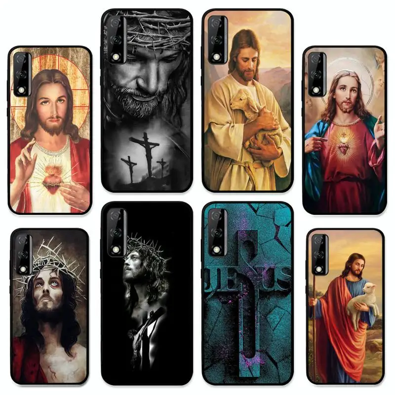

Jesus Christ Cross Phone Case for Huawei Y 6 9 7 5 8s prime 2019 2018 enjoy 7 plus