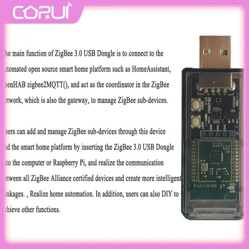

Ewelink Zigbee 3.0 Gateway Zb-gw04 Wireless Usb Dongle Chip Module Universal Mini Smart Home New Support Ota Via Uart