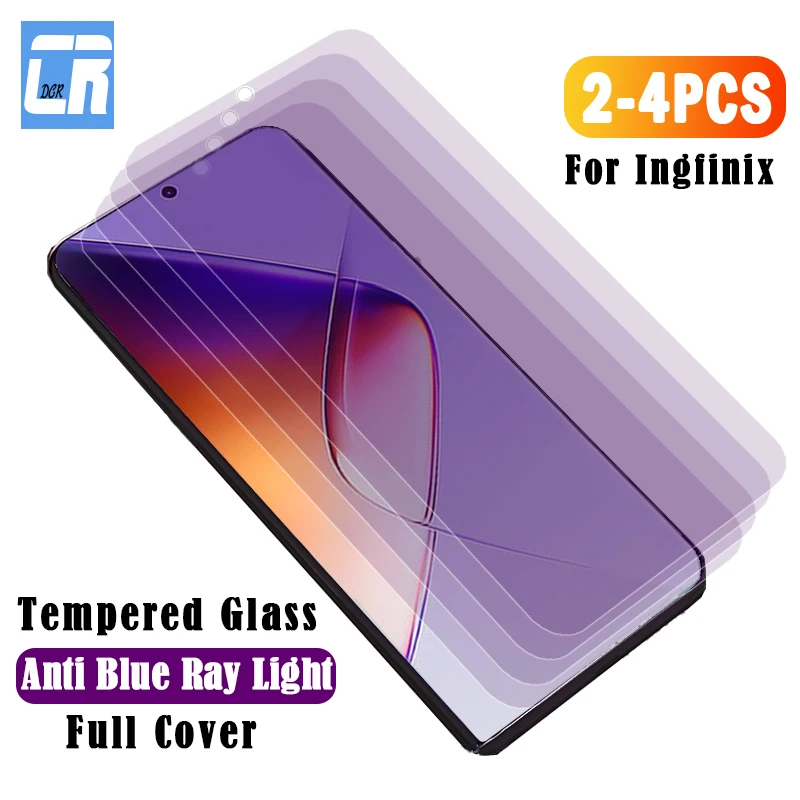 2-4 шт. закаленное стекло с защитой от синего света для Realme Note 40X 40 30 Pro VIP Zero 5G