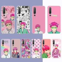 yndfcnb japanese anime the disastrous life of saiki k phone case for samsung s21 a10 for redmi note 7 9 for huawei p30pro honor