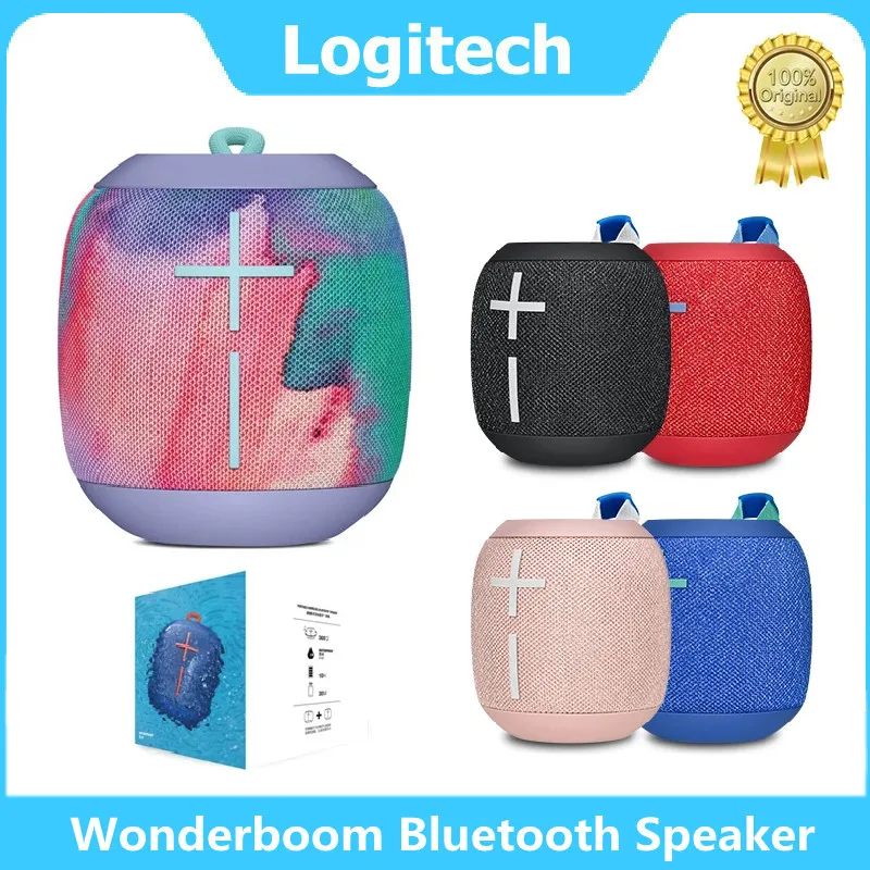 Logitech-altavoz portátil IPX7 Original Ultimate Ears UE Wonderboom IPX7, inalámbrico, resistente al agua, 10 horas de batería, sonido de 360 °