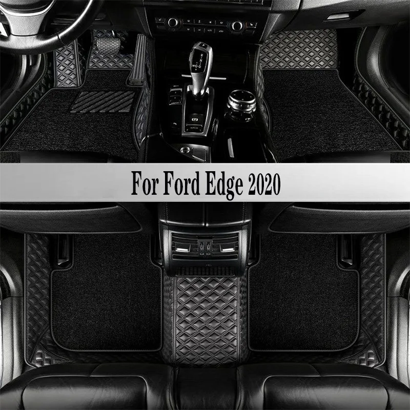 

Автомобильные коврики для Ford Edge 2020 (5 сидений), коврики, автомобильные аксессуары для интерьера, коврики для приборной панели, автомобильные коврики для защиты от воды, передние и задние коврики