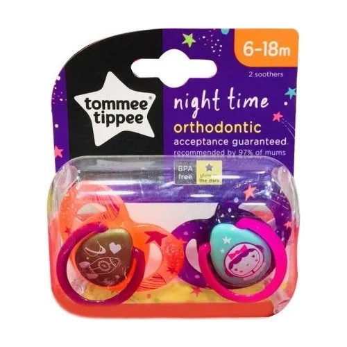 Tommee Tippee Orthodontic Night Pacifier 2 of 6 - 18 Months