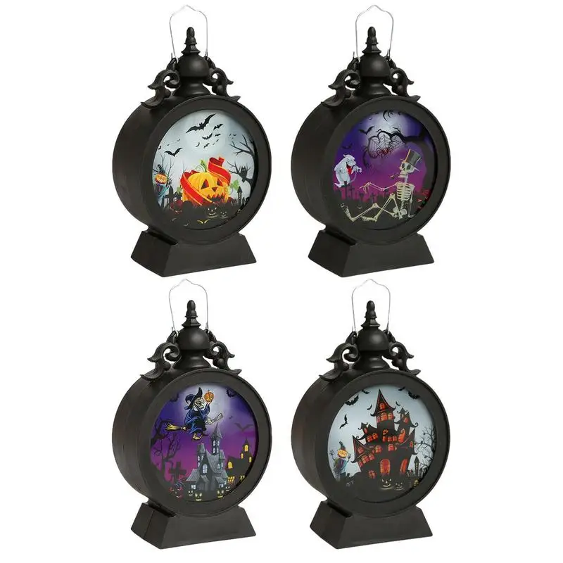 

Portable Vintage Lanterns Outdoor Halloween Lights For Desk Bedside Table Living Camping Emergency Home Power Outages Lanterns
