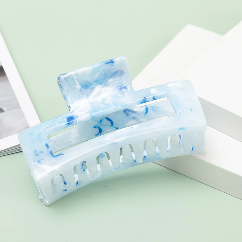 

Женская заколка-краб для волос, элегантная простая пластиковая Заколка-краб большого размера, аксессуары для волос, подарки, 2022