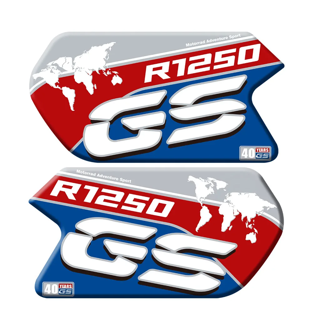 

Для BMW R1250GS ADV R 1250 GS Приключения 2019-2023 Мотоциклетный Бак тяги боковая подушка газовый топливный наколенник защита 3D гелевые наклейки