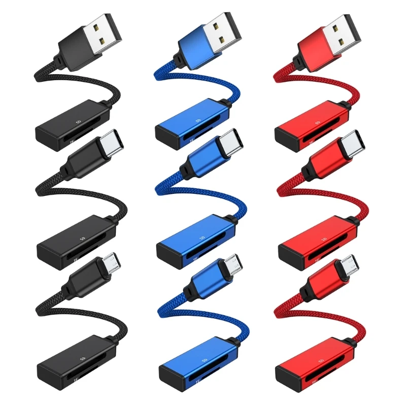 Y1UB Устройство чтения карт памяти 2 в 1 USB Type C внешних Micro TFSD