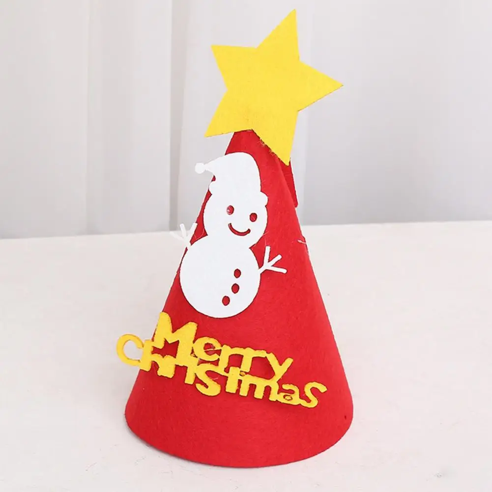

Mini Christmas Hat Elk Miniature Children DIY Cartoon Cap Christmas Decoration DIY Christmas Hat Christmas Decoration